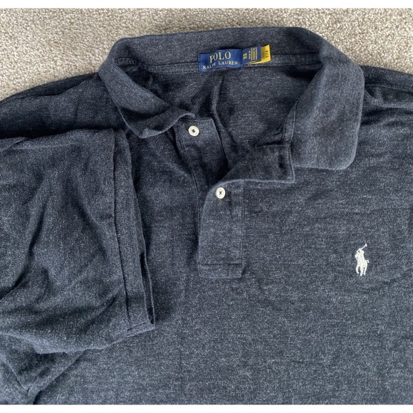 Ralph Lauren Other - Polo Ralph Lauren Gray Polo Shirt Mens 3XB Silver Pony Cotton Preppy Golf Casual